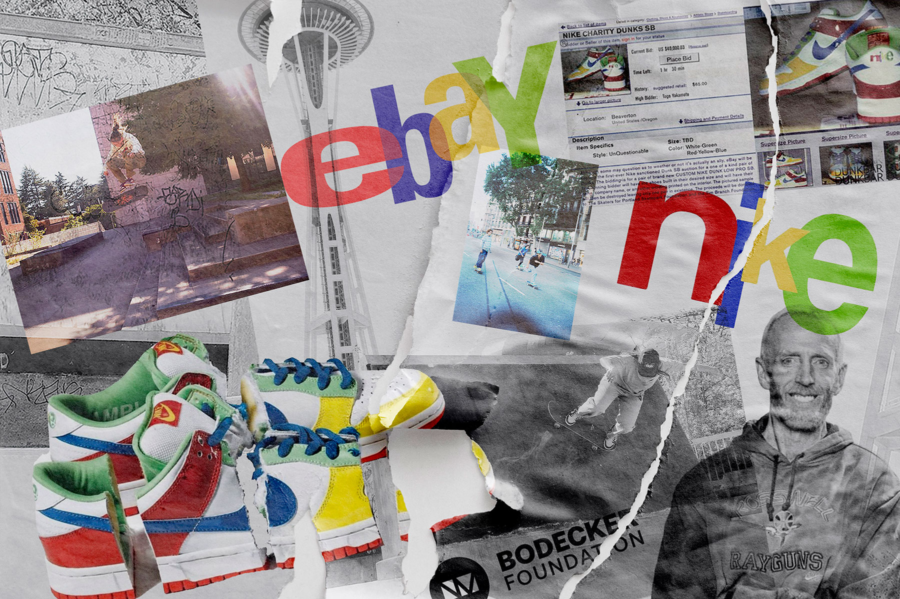 eBay x Nike SB Dunk “Sandy Bodecker” — Brooks Heintzelman, 2022