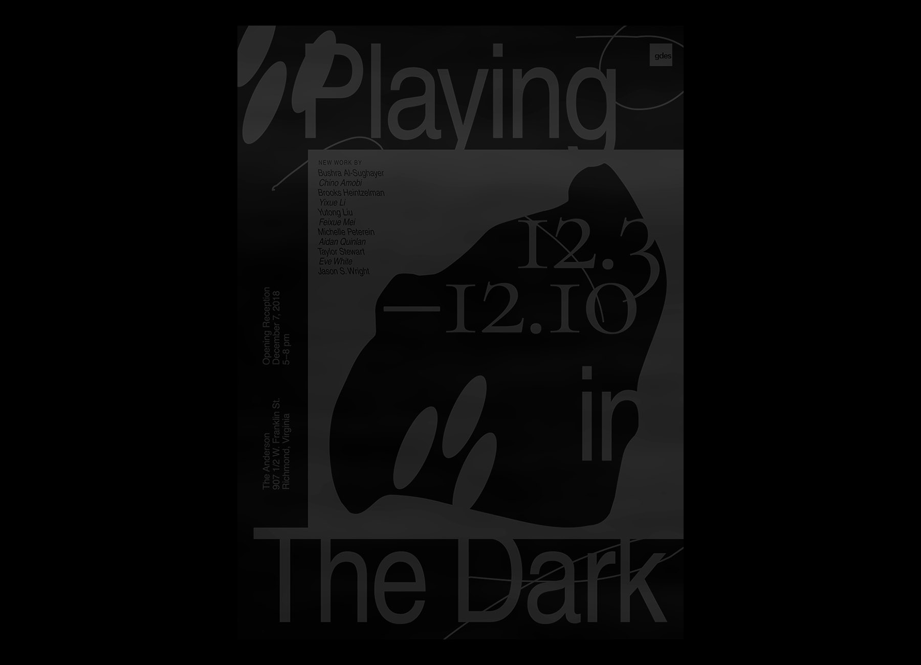 Playing in the Dark — Brooks Heintzelman, 2018